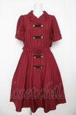 画像1: axes femme / ナポレオンモチーフワンピース  ワイン Y-26-03-06-183-AX-OP-SZ-ZY (1)