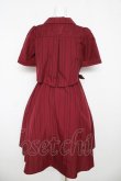 画像2: axes femme / ナポレオンモチーフワンピース  ワイン Y-26-03-06-183-AX-OP-SZ-ZY (2)