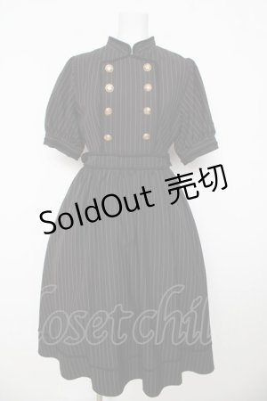 画像: axes femme kawaii / ナポレオンワンピース  黒 Y-26-03-06-184-AX-OP-SZ-ZY