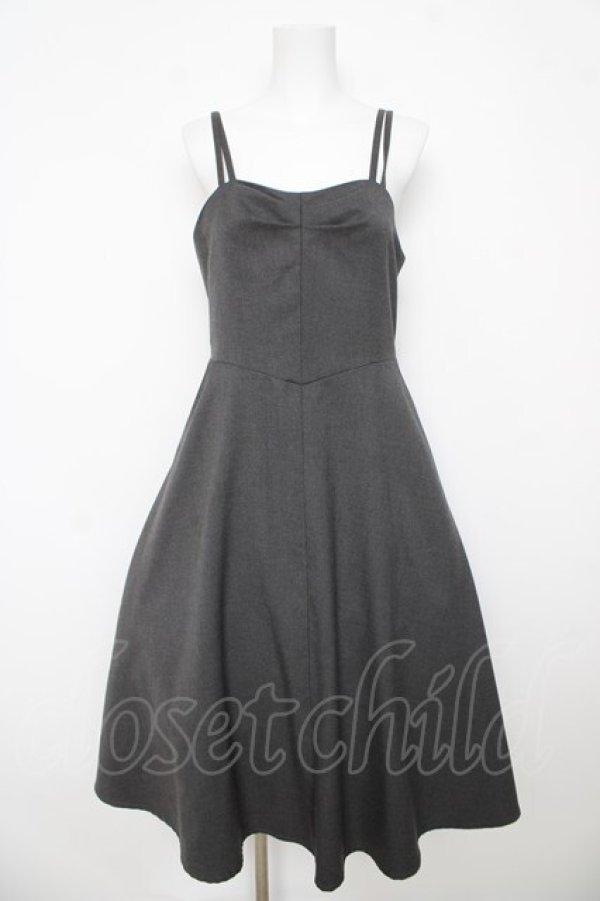 画像1: an another angelus / ドレープタックフレアーキャミワンピース F グレー Y-26-03-06-188-CA-OP-SZ-ZY (1)