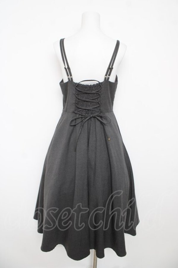 画像2: an another angelus / ドレープタックフレアーキャミワンピース F グレー Y-26-03-06-188-CA-OP-SZ-ZY (2)