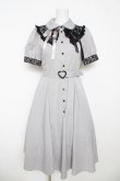 画像1: Secret Honey / ストライプシャツワンピース  グレー Y-26-03-06-189-CA-OP-SZ-ZY (1)
