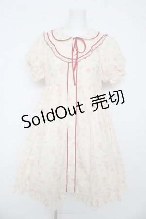 画像: d.alice / フラワーベアワンピース  オフ Y-26-03-06-192-LO-OP-SZ-ZY
