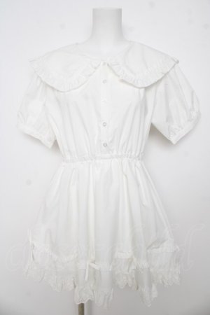 画像: merry jenny / リボンフレアミニワンピース F ホワイト Y-26-03-06-194-LO-OP-SZ-ZY