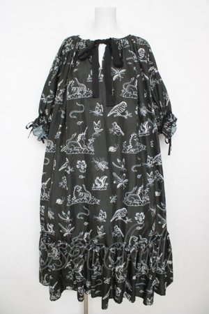 画像: microcosm / Millicentロングドレス M グリーン Y-26-03-06-202-PU-OP-SZ-ZY