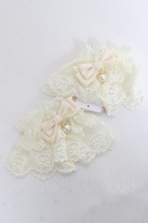 画像: axes femme kawaii / クマ刺繍お袖留め F 生成り Y-26-03-06-024-AX-ZA-SZ-ZY