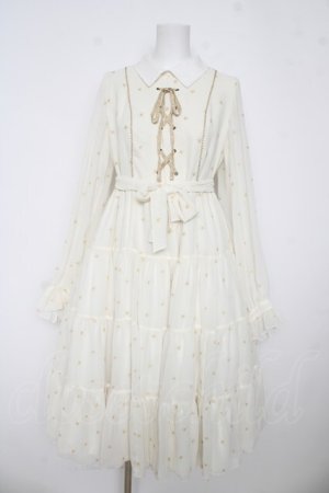 画像: Angelic Pretty / Dreamy Stellarティアードワンピース  アイボリー Y-26-03-06-203-AP-OP-SZ-ZY