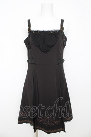 画像: Ozz oneste / ネックチョーカーワンピース  黒 Y-26-03-06-213-OO-OP-SZ-ZY