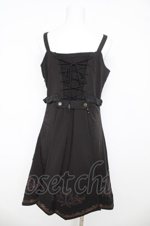 画像2: Ozz oneste / ネックチョーカーワンピース  黒 Y-26-03-06-213-OO-OP-SZ-ZY (2)