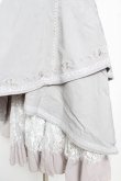 画像4: Ozz oneste / 薔薇刺繍ホルターワンピース  グレー Y-26-03-06-218-OO-OP-SZ-ZY (4)