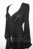 画像3: OZZ ANGELO / 縦レースフリルロングボレロ  黒 Y-26-03-06-220-OO-TO-SZ-ZY (3)