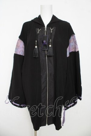 画像: rezen / 彼岸花羽織パーカー M 瑠璃色 Y-26-03-06-223-LO-TO-SZ-ZY