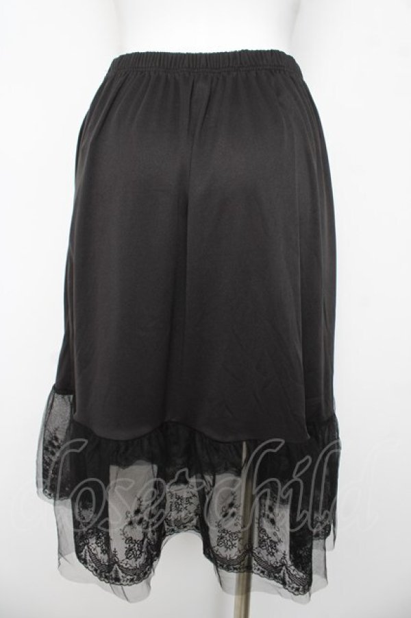 画像2: axes femme / チュールレースペチスカート S 黒 Y-26-03-06-237-AX-SK-SZ-ZY (2)