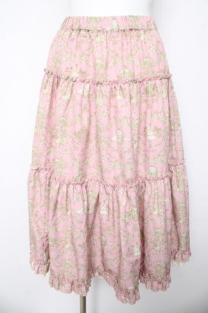 画像: m petit by misako / NINA'S RVパニエスカート S 中桃 Y-26-03-06-246-LO-SK-SZ-ZY