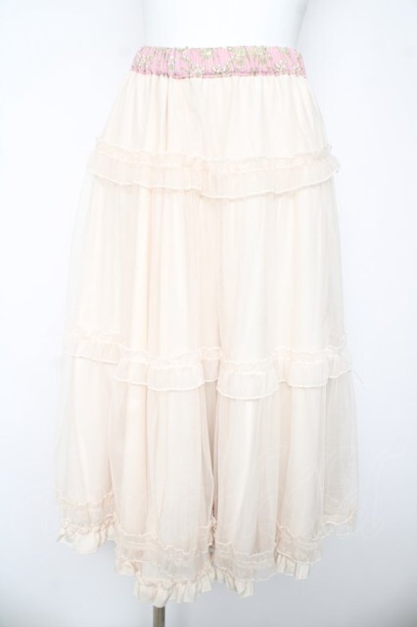 画像3: m petit by misako / NINA'S RVパニエスカート S 中桃 Y-26-03-06-246-LO-SK-SZ-ZY (3)