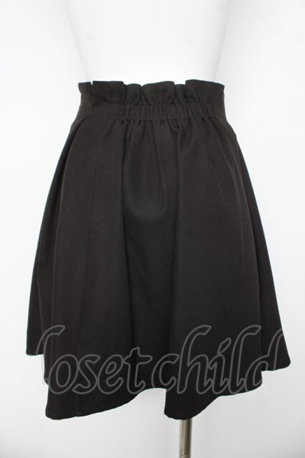 画像2: evelyn / ビット付きプリーツスカート  黒 Y-26-03-06-249-LO-SK-SZ-ZY (2)