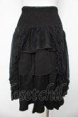 画像2: Ozz oneste / 王冠pt天蓋シフォンスカート  黒 Y-26-03-06-253-OO-SK-SZ-ZY (2)