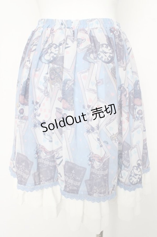 画像2: PUTUMAYO / Lost in the gardenスカート  ブルー Y-26-03-06-264-PT-SK-SZ-ZY (2)