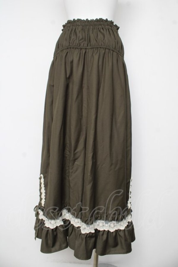 画像2: axes femme / 2WAYフレアガウチョ  カーキ Y-26-03-06-273-AX-PA-SZ-ZY (2)