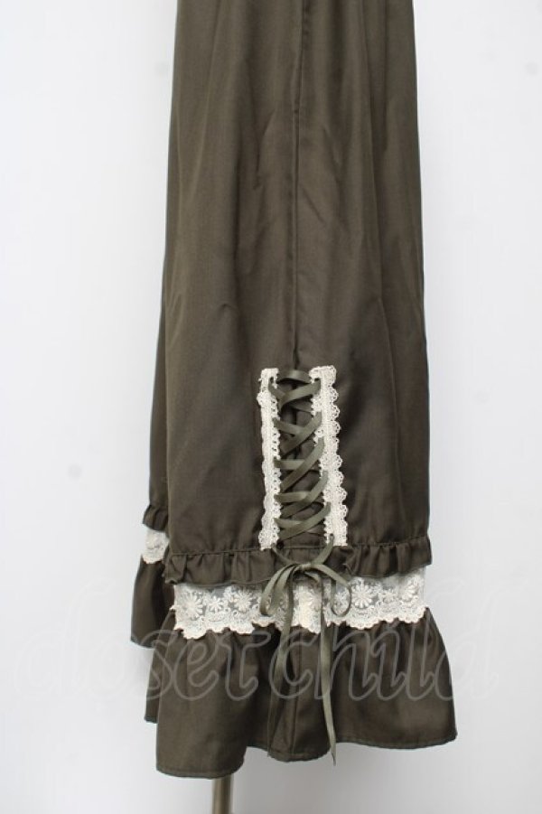 画像3: axes femme / 2WAYフレアガウチョ  カーキ Y-26-03-06-273-AX-PA-SZ-ZY (3)