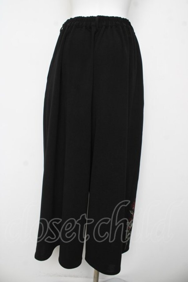 画像2: axes femme / リリー刺繍タック入ワイドパンツ F 黒 Y-26-03-06-274-AX-PA-SZ-ZY (2)