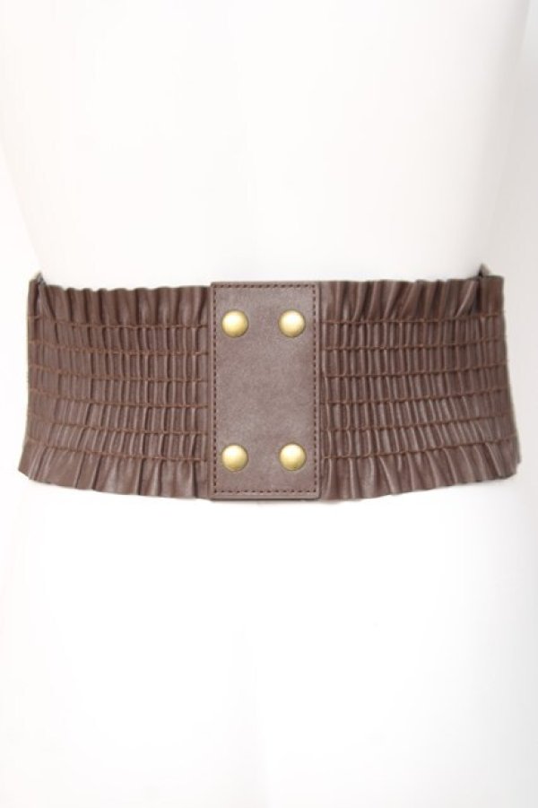 画像2: axes femme / レースコルセットベルト  ブラウン Y-26-03-06-033-AX-ZA-SZ-ZY (2)