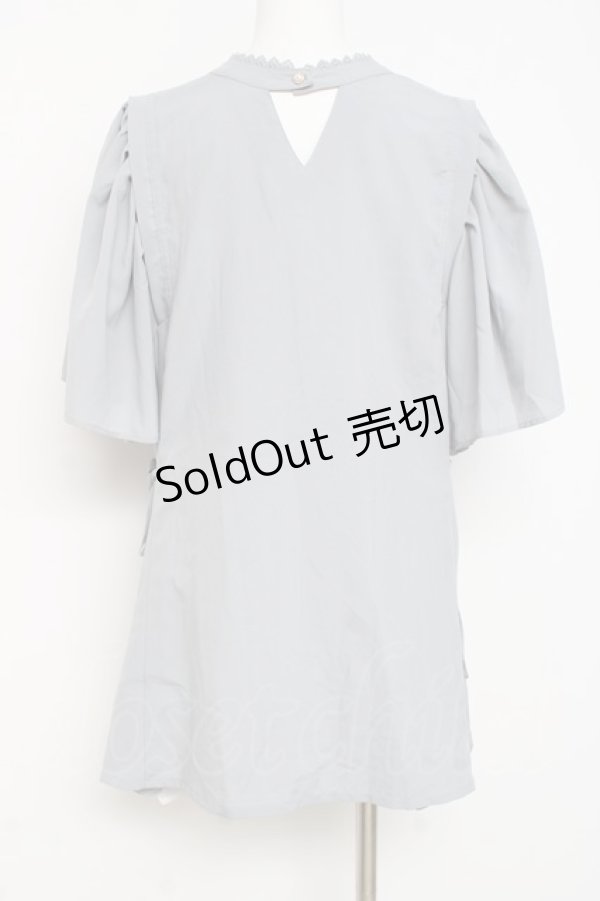 画像3: axes femme / フレア袖トップス F サックス Y-26-03-09-043-AX-TO-SZ-ZY (3)