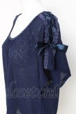 画像2: axes femme / 肩レースUPトップス  紺 Y-26-03-09-045-AX-TO-SZ-ZY (2)