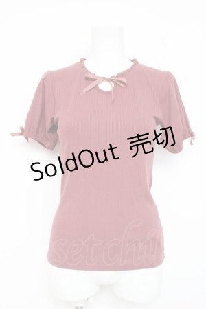 画像: an another angelus / フリルネックテレコカットソー F エンジ Y-26-03-09-046-CA-TO-SZ-ZY