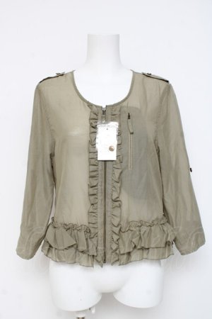 画像: axes femme / 裾フリルブルゾン M カーキ Y-26-03-09-050-AX-TO-SZ-ZY