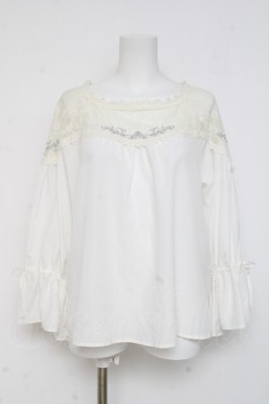 画像: axes femme POETIQUE / ファンタジータイムブラウス M 白 Y-26-03-09-061-AX-BL-SZ-ZY