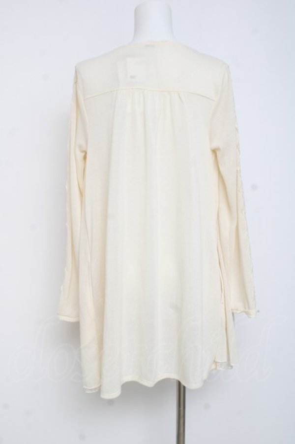 画像3: axes femme / ジレ重ね着風ロングカーディガン M 生成り Y-26-03-09-067-AX-TO-SZ-ZY (3)