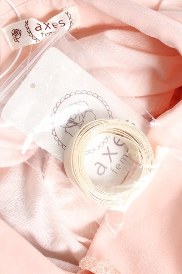 画像4: axes femme / ブラウス風カットプルオーバー M アワピンク Y-26-03-09-080-AX-TO-SZ-ZY (4)