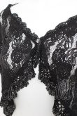 画像3: axes femme / 鈎針フリル総レースボレロ M 黒 Y-26-03-09-092-AX-TO-SZ-ZY (3)