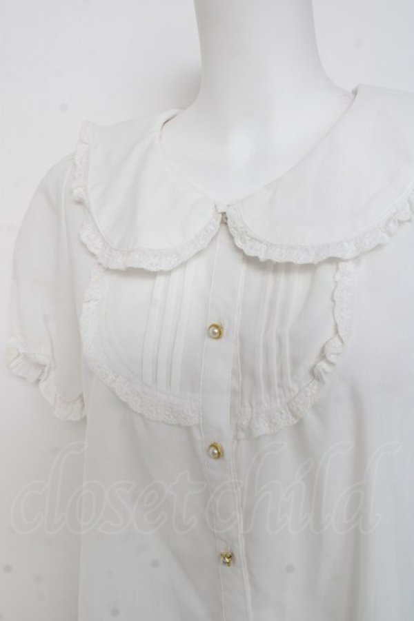 画像3: Amavel / ヨーク切替ブラウス F 白 Y-26-03-09-096-CA-BL-SZ-ZY (3)