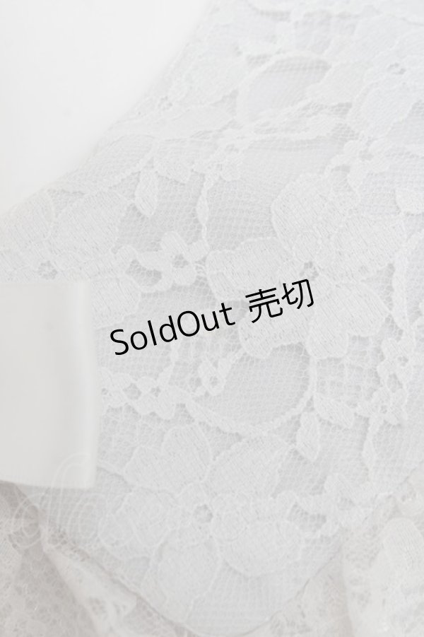 画像4: Secret Honey / レース袖フリル半袖ブラウス 2 サックス Y-26-03-09-102-CA-BL-SZ-ZY (4)