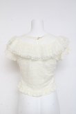 画像2: LIZ LISA / 総レースショートトップス 0 白 Y-26-03-09-112-LO-TO-SZ-ZY (2)