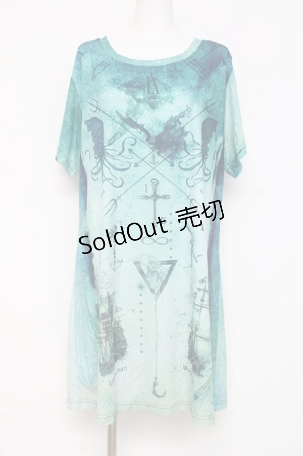 画像1: Ozz Croce / IKASAN チュニック シャツ  グリーン Y-26-03-09-120-OO-TO-SZ-ZY (1)