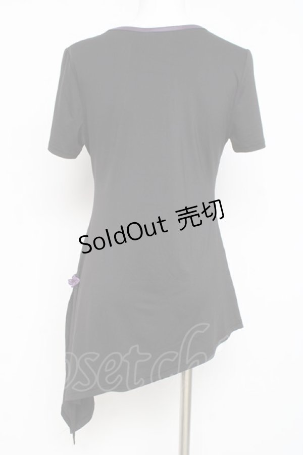 画像3: Qutie Frash / 龍pt3連ベルトアシメトップス  黒×紫 Y-26-03-09-121-QU-TO-SZ-ZY (3)