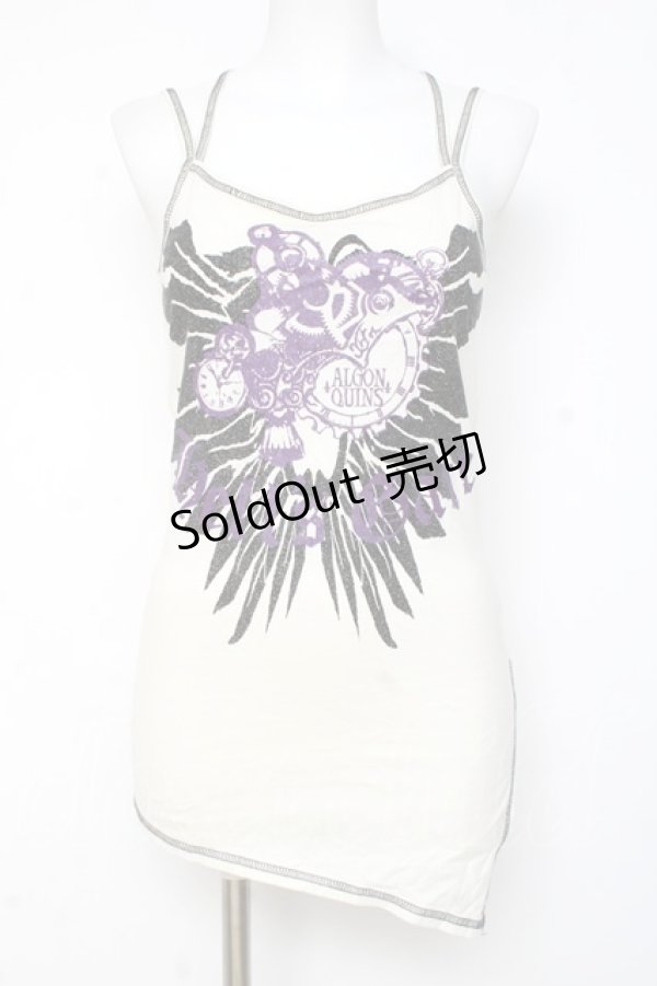 画像1: ALGONQUINS / ラメptキャミ F オフ白 Y-26-03-09-130-AL-TO-SZ-ZY (1)