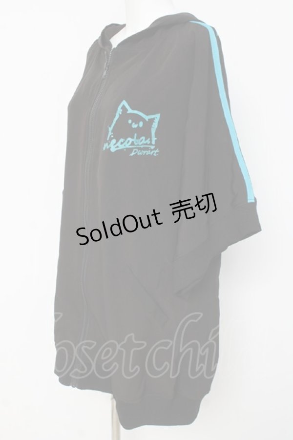 画像2: Deorart / ネコミミフードプリントパーカー  黒 Y-26-03-09-139-PU-TO-SZ-ZY (2)