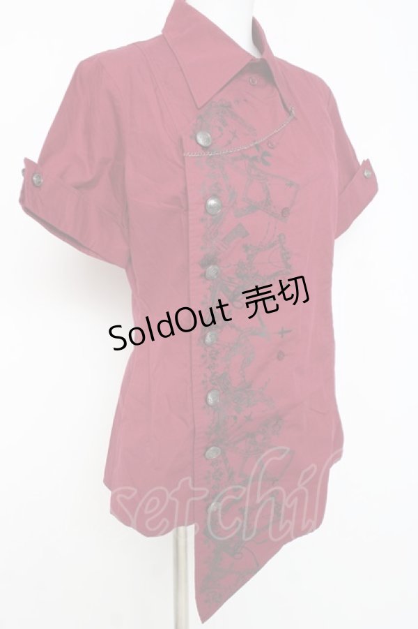 画像2: PUTUMAYO / rotten framesブラウス  ボルドー Y-26-03-09-140-PT-BL-SZ-ZY (2)