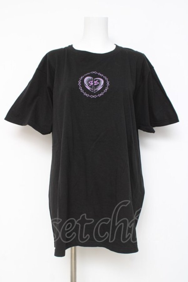 画像1: KRY CLOTHING / FAKE LOVE  黒×パープル Y-26-03-09-150-EL-TO-SZ-ZY (1)