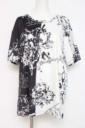 画像: NieR Clothing / TWO-TONE  F 白×黒 Y-26-03-09-154-PU-TO-SZ-ZY