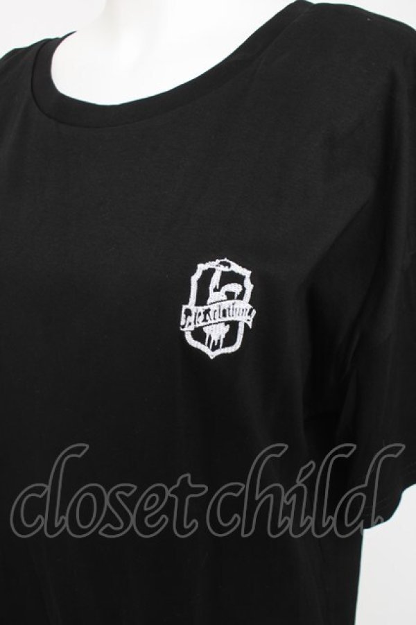 画像4: NieR Clothing / 変則ブロッキングTシャツ F 黒 Y-26-03-09-157-PU-TO-SZ-ZY (4)