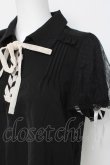 画像3: axes femme POETIQUE / 【多屋来夢コラボ】ベロアレースアップブラウス M 黒 Y-26-03-09-017-AX-BL-SZ-ZY (3)