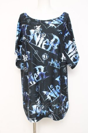 画像: NieR Clothing / 夏用レディースコーデセット F 黒×青 Y-26-03-09-168-PU-OP-SZ-ZY