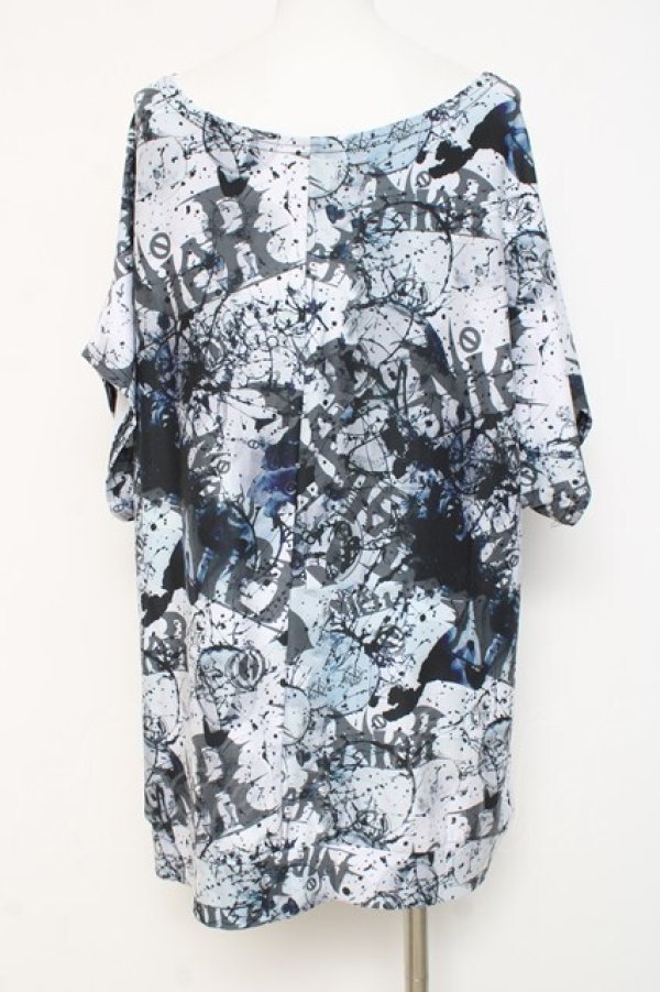 画像2: NieR Clothing / HALF SLEEVE カットソー【CRASH】  白 Y-26-03-09-169-PU-TO-SZ-ZY (2)