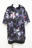画像1: NieR Clothing / HALF SLEEVE ZIP OUTER 【九尾】 F パープル Y-26-03-09-172-PU-TO-SZ-ZY (1)