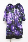 画像1: NieR Clothing / HALF SLEEVE OUTER【CHERRY ZIP】 F パープル Y-26-03-09-176-PU-TO-SZ-ZY (1)